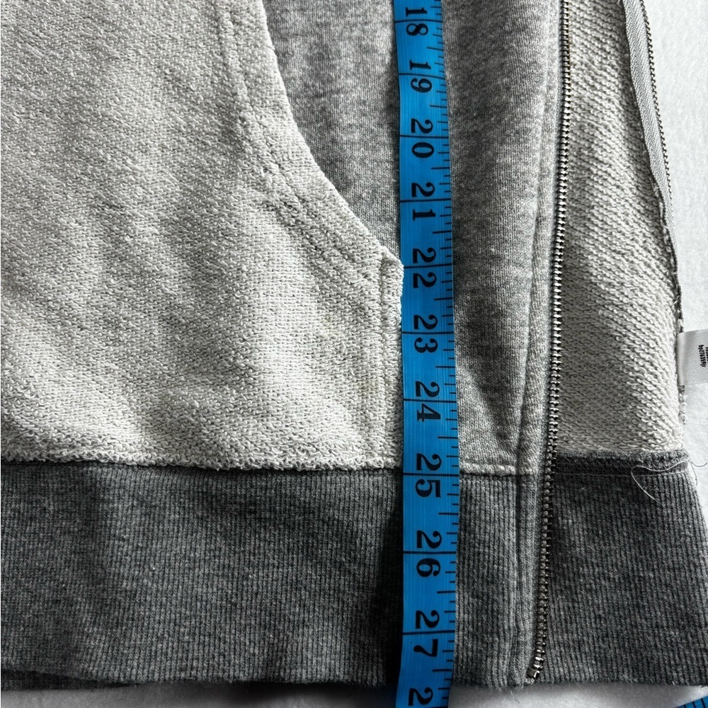BP. Gray Terry Sweatshirt Top w/ Side Zips & Kangaroo Pocket Size Medium - Picture 10 of 10